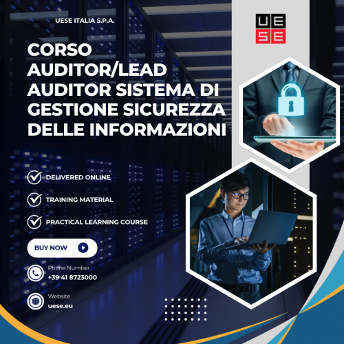 Corso Auditor/Lead Auditor Sistema di Gestione Sicurezza delle Informazioni